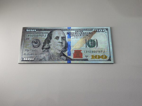 Magnet 100 dollar bill replica - Image 2