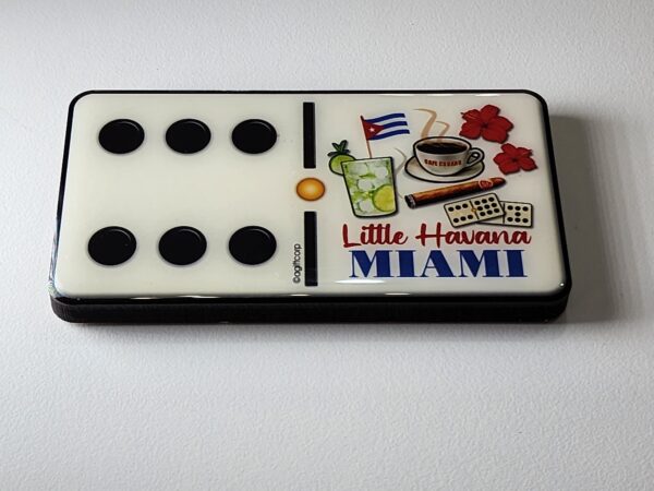 Miami Magnet Domino tile adorned with vibrant culture of Little Havana - Image 4