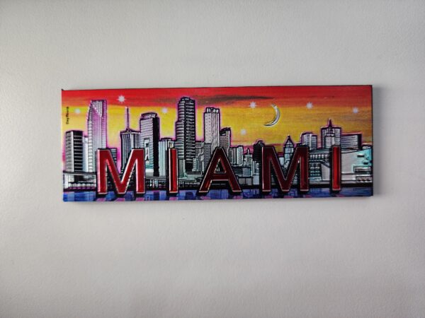 Miami Magnet Skyline of Miami's Towering buildings sunset - Image 4