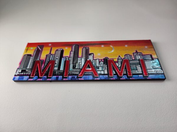 Miami Magnet Skyline of Miami's Towering buildings sunset - Image 3