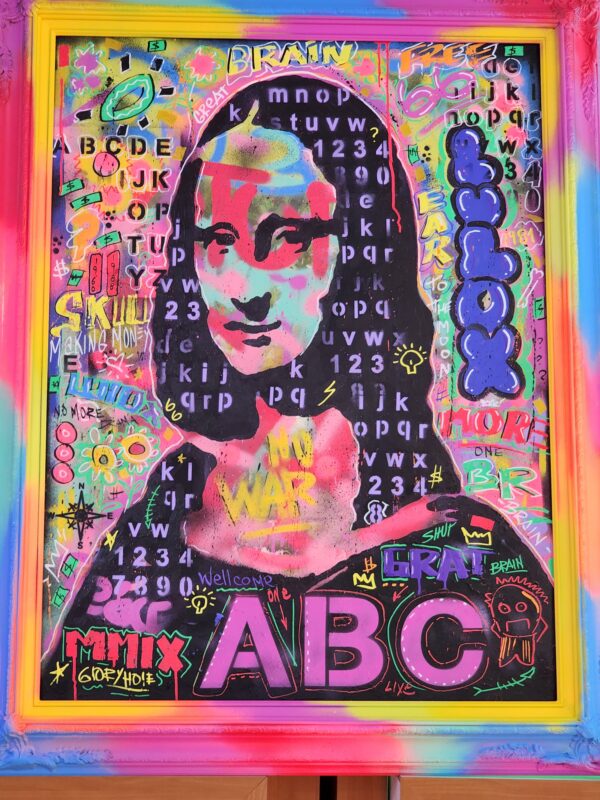 "Mona Lisa" Pop Art by Artist Lester Perez - Image 2