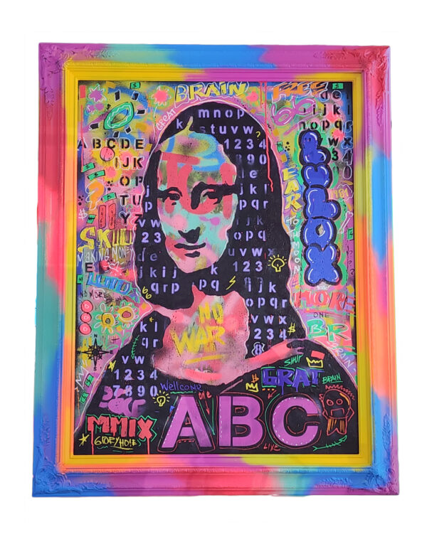 "Mona Lisa" Pop Art by Artist Lester Perez